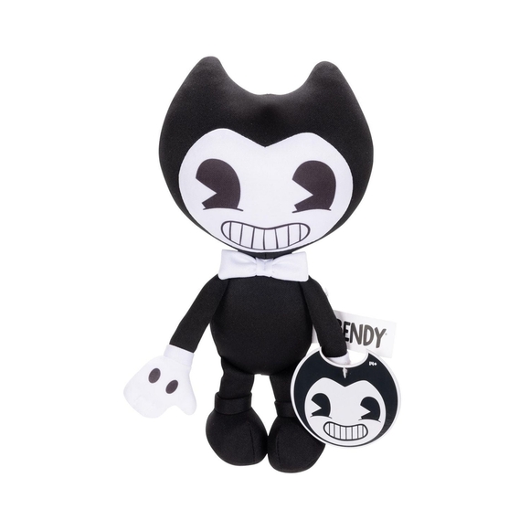 Bendy And The Ink Machine 11" Black and White Plush Toy Joey Drew Studios Stuffy - Picture 1 of 6